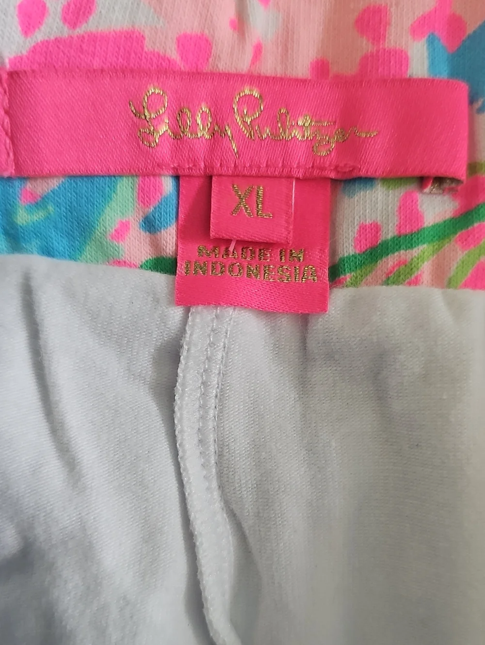 Lilly Pulitzer Pink, Aqua and Green Floral Print Skirt - Picture 2 of 6